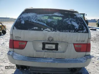 2002 BMW X5 4.4i with VIN 5UXFB335X2LH35651, listed as a Copart auction lot 44817345 with 133,972 mi miles and Salvage Title. Bid and sale history available at carsss.com. Image 6.