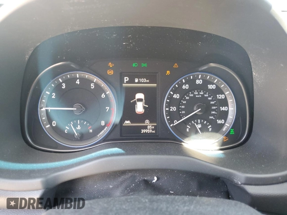 2022 Hyundai Kona SE z VIN KM8K2CAB7NU846383, wystawiony jako Copart lot #57091525 z przebiegiem 39 959 mil mil oraz Nie do naprawy • Non repairable. Historia ofert i sprzedaży dostępna na DreamBid. Obrazek 9.