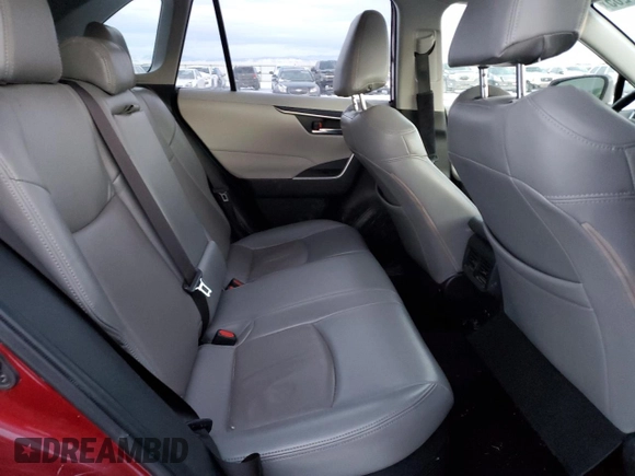 2019 Toyota RAV4 Hybrid XLE with VIN JTMRWRFV2KD035406, listed as a Copart auction lot 42767265 with 55,710 mi miles and Salvage Title. Bid and sale history available at carsss.com. Image 11.