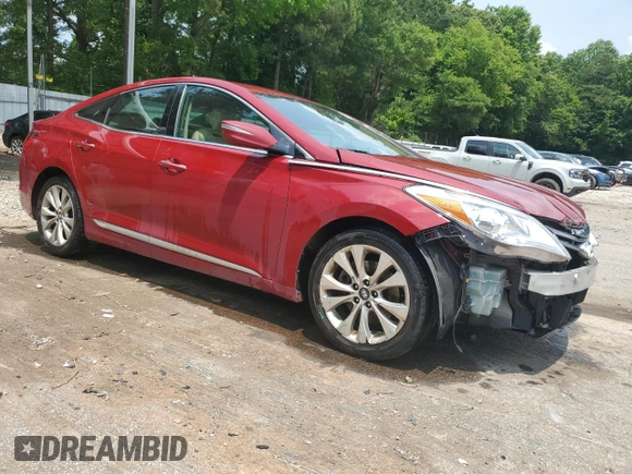 2014 Hyundai Azera with VIN KMHFG4JG2EA386085, listed as a Copart auction lot 58702885 with 183,815 mi miles and Salvage title. Bid and sale history available at DreamBid. Image 4.