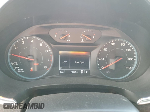 2018 Chevrolet Malibu LT with VIN 1G1ZD5ST7JF175787, listed as a Copart auction lot 55055235 with 73,851 mi miles and Salvage Title. Bid and sale history available at carsss.com. Image 9.