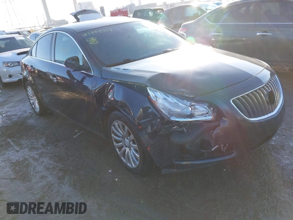2012 Buick Regal Turbo Premium 1 with VIN 2G4GS5EV1C9143927, listed as a IAAI auction lot 41443969 with 151,985 mi miles. Bid and sale history available at carsss.com. Image 6.