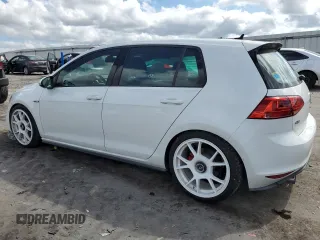 2016 Volkswagen Golf GTI SE with VIN 3VW4T7AU7GM010628, listed as a Copart auction lot 70206094 with 75,965 mi miles and Salvage Title. Bid and sale history available at carsss.com. Image 2.