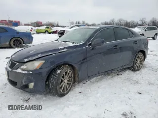 2006 Lexus IS 250 with VIN JTHCK262662003301, listed as a Copart auction lot 87390484 with Not Provided miles and Salvage Title. Bid and sale history available at DreamBid. Image 1.