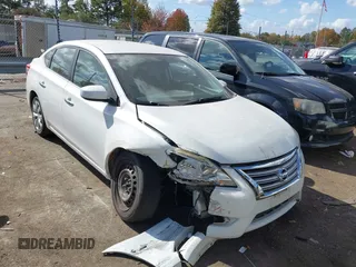 2014 Nissan Sentra S with VIN 3N1AB7APXEL662717, listed as a IAAI auction lot 40998099 with 133,363 mi miles and . Bid and sale history available at DreamBid. Image 1.