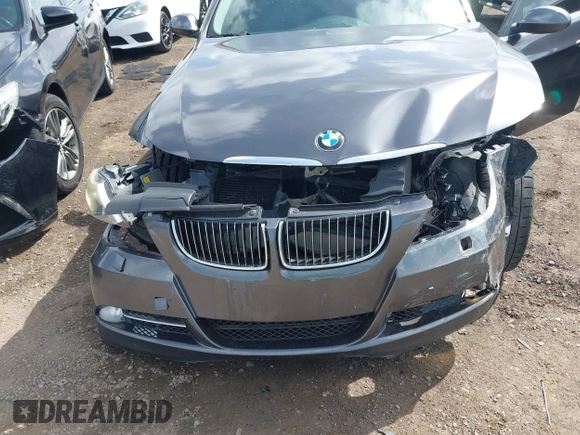 2007 BMW 3 Series 335xi with VIN WBAVD53577A006071, listed as a IAAI auction lot 41924859 with 128,693 mi miles. Bid and sale history available at carsss.com. Image 6.
