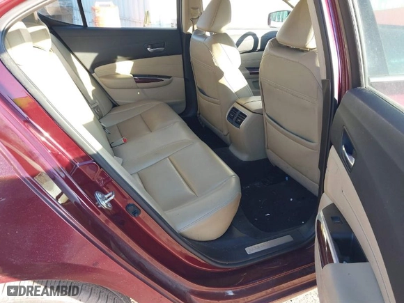 2016 Acura TLX V6 with VIN 19UUB2F32GA011435, listed as a IAAI auction lot 41310533 with 129,819 mi miles. Bid and sale history available at carsss.com. Image 8.