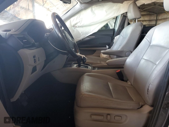 2016 Honda Pilot EX-L with VIN 5FNYF5H70GB028361, listed as a Copart auction lot 45791915 with 138,412 mi miles and Salvage Title. Bid and sale history available at DreamBid. Image 7.