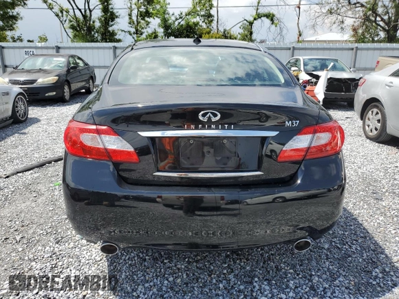 2013 Infiniti M with VIN JN1BY1AP7DM512603, listed as a Copart auction lot 57581585 with 119,274 mi miles and Salvage title. Bid and sale history available at DreamBid. Image 6.