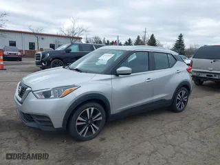 2020 Nissan Kicks SV with VIN 3N1CP5CV1LL502166, listed as a IAAI auction lot 41737870 with 49,722 mi miles. Bid and sale history available at carsss.com. Image 2.