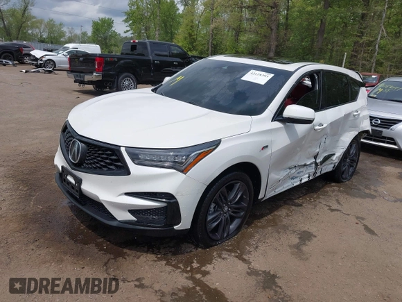 2021 Acura RDX w/A-Spec Package with VIN 5J8TC2H63ML048400, listed as a IAAI auction lot 42128393 with 37,496 mi miles and . Bid and sale history available at DreamBid. Image 17.
