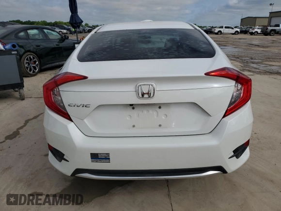 2020 Honda Civic LX with VIN 2HGFC2F6XLH559713, listed as a Copart auction lot 56125545 with 70,561 mi miles and Salvage title. Bid and sale history available at DreamBid. Image 6.