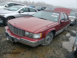 1993 Cadillac Fleetwood z VIN 1G6DW5279PR721904, wystawiony jako Copart lot #46457615 z przebiegiem Nie podano mil oraz Szkoda całkowita • Salvage title. Historia ofert i sprzedaży dostępna na DreamBid. Obrazek 1.