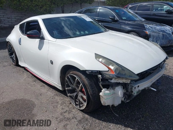 2017 Nissan 370Z with VIN JN1AZ4EH4HM950062, listed as a IAAI auction lot 39140973 with 86,259 mi miles. Bid and sale history available at carsss.com. Image 1.