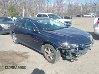 2017 Chevrolet Malibu LS with VIN 1G1ZB5ST3HF279614, listed as a IAAI auction lot 41872549 with 184,814 mi miles and . Bid and sale history available at DreamBid. Image 1.