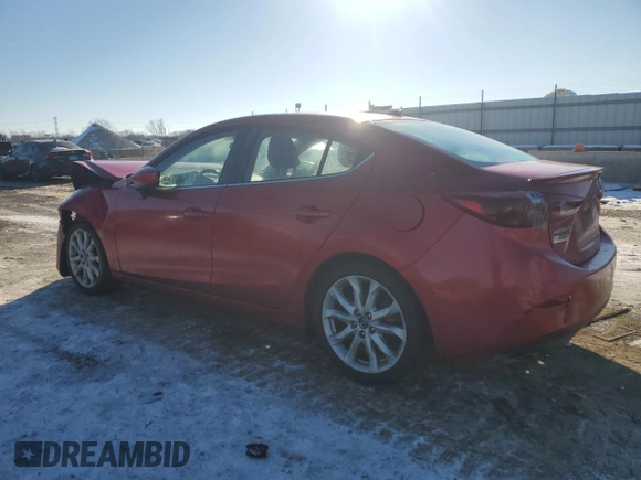 2014 Mazda 3 S Touring with VIN JM1BM1V3XE1176190, listed as a Copart auction lot 88957145 with 97,349 mi miles and Salvage Title. Bid and sale history available at DreamBid. Image 2.