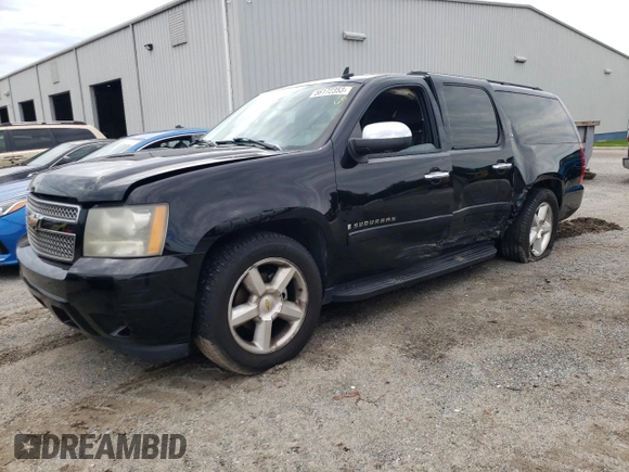 2008 Chevrolet Suburban 3LT with VIN 3GNFC16J48G201275, listed as a Copart auction lot 56451975 with 214,284 mi miles and Non repairable. Bid and sale history available at DreamBid. Image 1.