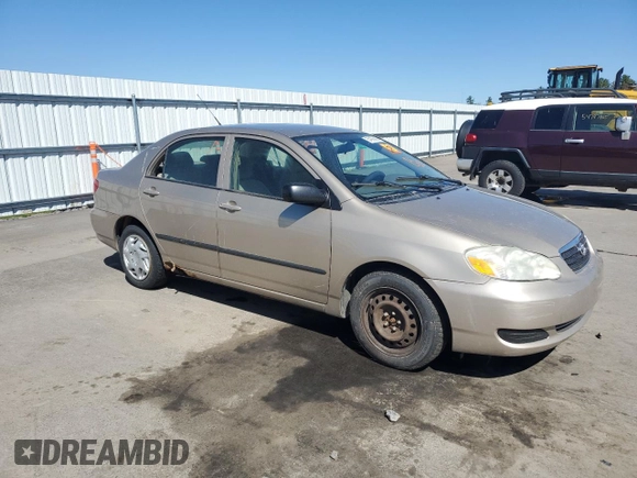 2007 Toyota Corolla CE with VIN 2T1BR32E17C847361, listed as a Copart auction lot 54926865 with 272,448 mi miles and Clean Title. Bid and sale history available at DreamBid. Image 4.