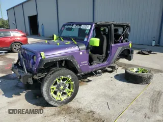 2018 Jeep Wrangler Sport S with VIN 1C4AJWAG8JL861832, listed as a Copart auction lot 53292244 with 116,055 mi miles and Salvage Title. Bid and sale history available at carsss.com. Image 1.