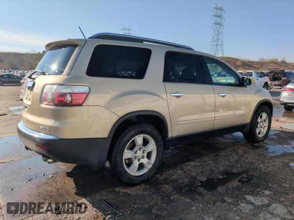 2007 GMC Acadia SLE with VIN 1GKEV13717J171239, listed as a Copart auction lot 53908895 with 186,211 mi miles and Salvage Title. Bid and sale history available at carsss.com. Image 3.