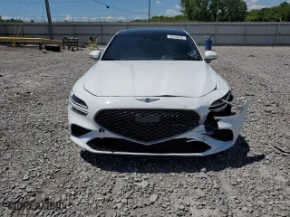 2023 Genesis G70 2.0T with VIN KMTG34TA2PU121330, listed as a Copart auction lot 55718144 with 19,599 mi miles and Salvage Title. Bid and sale history available at carsss.com. Image 5.