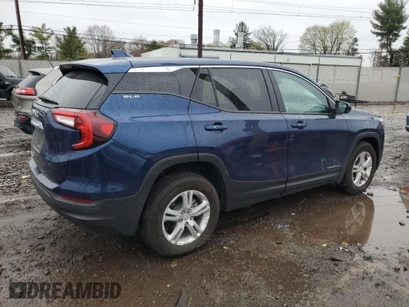 2022 GMC Terrain SLE with VIN 3GKALMEVXNL275512, listed as a Copart auction lot 51843935 with 18,073 mi miles and Salvage title. Bid and sale history available at DreamBid. Image 3.