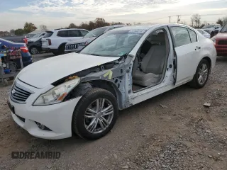 2012 Infiniti G25 x with VIN JN1DV6AR6CM730319, listed as a Copart auction lot 78160814 with 106,619 mi miles and Salvage Title. Bid and sale history available at carsss.com. Image 1.