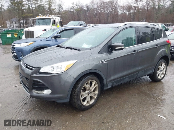 2015 Ford Escape Titanium with VIN 1FMCU9JX6FUB79093, listed as a IAAI auction lot 41805057 with 87,788 mi miles. Bid and sale history available at carsss.com. Image 17.