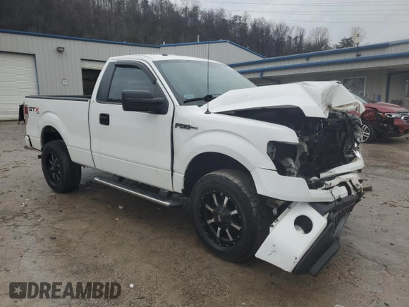2013 Ford F-150 XL with VIN 1FTMF1EF3DFA59064, listed as a Copart auction lot 82676274 with 144,003 mi miles and Salvage Title. Bid and sale history available at DreamBid. Image 4.