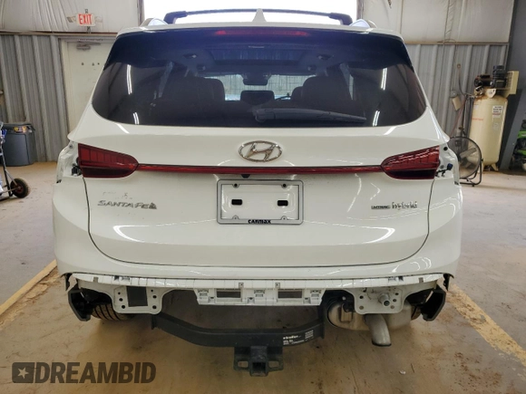 2022 Hyundai Santa Fe Hybrid Limited with VIN KM8S5DA1XNU054524, listed as a Copart auction lot 49461015 with 27,809 mi miles and Salvage Title. Bid and sale history available at carsss.com. Image 6.