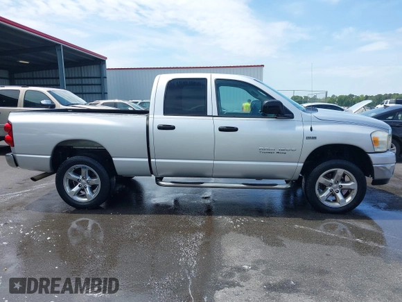 2007 Dodge 1500 SLT with VIN 1D7HU18257S191518, listed as a IAAI auction lot 42108231 with 163,756 mi miles. Bid and sale history available at carsss.com. Image 13.