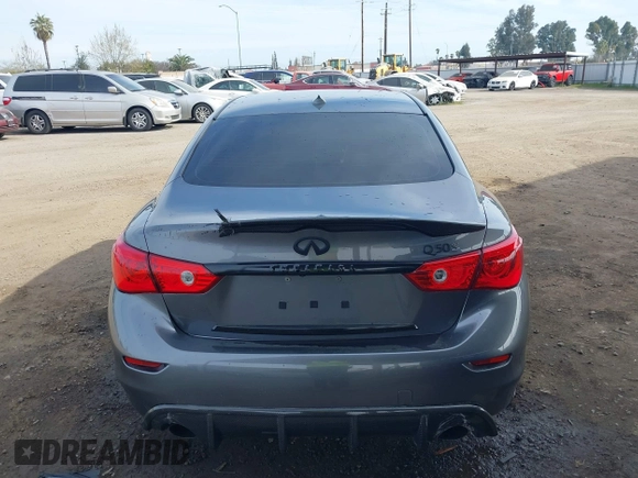 2017 Infiniti Q50 Red Sport 400 with VIN JN1FV7AP2HM850025, listed as a IAAI auction lot 41687964 with 70,334 mi miles. Bid and sale history available at carsss.com. Image 15.