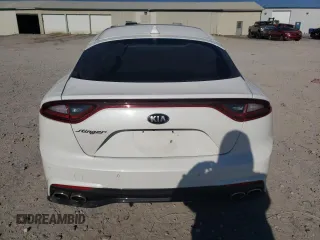 2018 Kia Stinger Premium with VIN KNAE25LA9J6014489, listed as a Copart auction lot 41437855 with 46,091 mi miles and Salvage Title. Bid and sale history available at DreamBid. Image 6.
