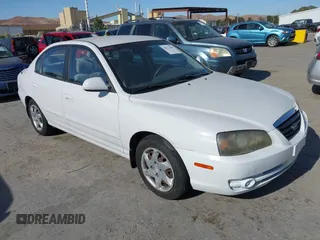 2005 Hyundai Elantra GLS with VIN KMHDN46D05U969541, listed as a IAAI auction lot 42573188 with 151,113 mi miles and . Bid and sale history available at DreamBid. Image 1.