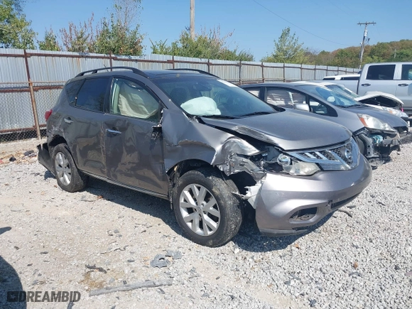 2011 Nissan Murano SV with VIN JN8AZ1MW8BW155298, listed as a IAAI auction lot 40313558 with 174,981 mi miles. Bid and sale history available at carsss.com. Image 1.