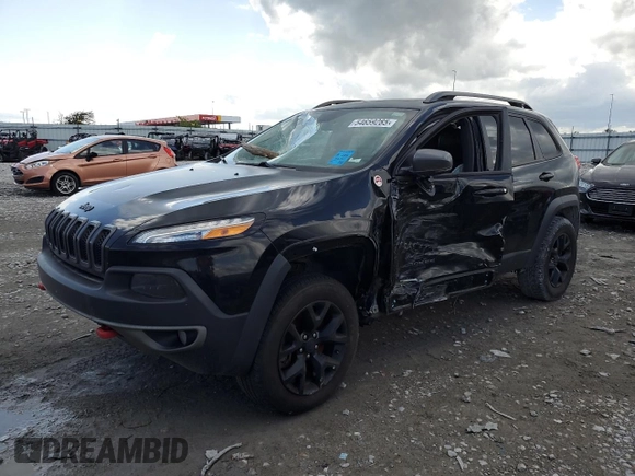 2017 Jeep Cherokee Trailhawk с VIN 1C4PJMBS8HW555045, выставлен на аукционе Copart как лот 54659285 с пробегом Не указан миль и Чистый • Clean title. История ставок и продаж доступна на DreamBid. Изображение 1.