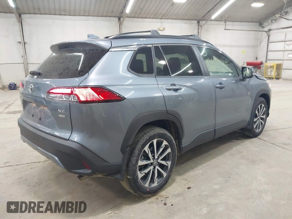 2024 Toyota Corolla Cross XLE with VIN 7MUDAABG4RV119068, listed as a IAAI auction lot 42600620 with 3,817 mi miles and . Bid and sale history available at DreamBid. Image 4.