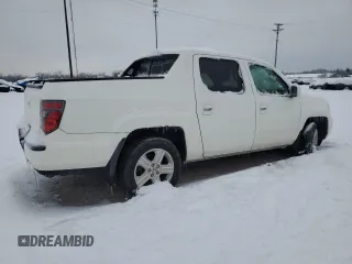 2013 Honda Ridgeline RTL with VIN 5FPYK1F54DB012107, listed as a Copart auction lot 87448454 with 113,178 mi miles and Salvage title. Bid and sale history available at DreamBid. Image 3.