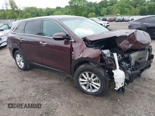 2019 Kia Sorento LX z VIN 5XYPG4A35KG576058, wystawiony jako IAAI lot #42267512 z przebiegiem 72 931 mil mil oraz . Historia ofert i sprzedaży dostępna na DreamBid. Obrazek 1.