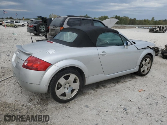 2001 Audi TT with VIN TRUUT28N811039831, listed as a Copart auction lot 72315664 with 109,188 mi miles and Clean Title. Bid and sale history available at carsss.com. Image 3.
