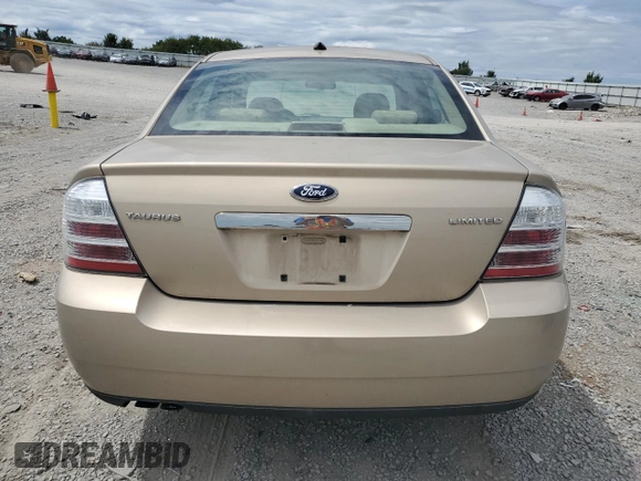 2008 Ford Taurus Limited with VIN 1FAHP25W18G160498, listed as a Copart auction lot 67908594 with 119,305 mi miles and Salvage Title. Bid and sale history available at carsss.com. Image 6.