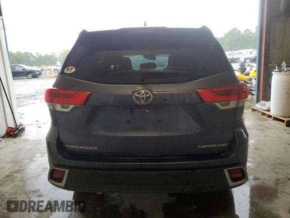 2018 Toyota Highlander Limited with VIN 5TDDZRFH0JS491953, listed as a Copart auction lot 58391675 with 212,019 mi miles and Salvage title. Bid and sale history available at DreamBid. Image 6.