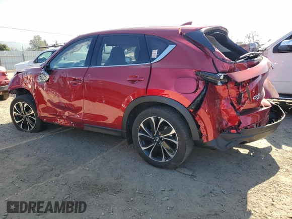 2023 Mazda CX-5 2.5 S Premium Package with VIN JM3KFBDM7P0192647, listed as a Copart auction lot 46900675 with 6,126 mi miles and Salvage Title. Bid and sale history available at carsss.com. Image 2.