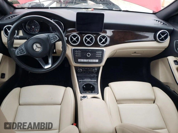 2018 Mercedes-Benz CLA with VIN WDDSJ4EB6JN603407, listed as a Copart auction lot 39132093 with 0 mi miles. Bid and sale history available at carsss.com. Image 8.