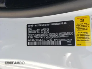 2018 BMW 4 Series 430i with VIN WBA4Z1C54JEC70213, listed as a Copart auction lot 50502875 with 112,521 mi miles and Clean Title. Bid and sale history available at DreamBid. Image 12.