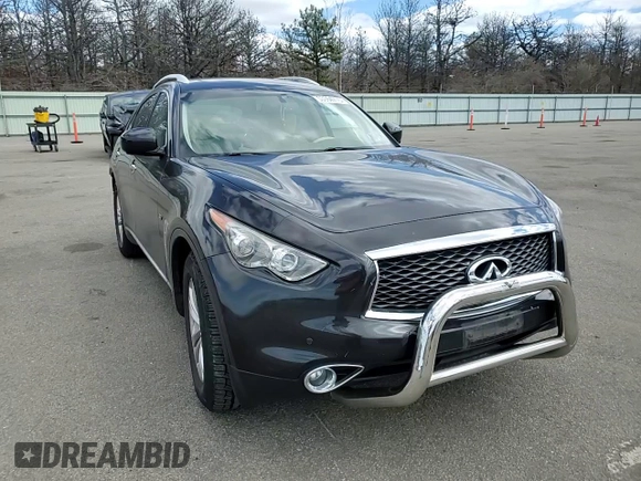 2017 Infiniti QX70 z VIN JN8CS1MU4HM142452, wystawiony jako Copart lot #53064715 z przebiegiem 55 181 mil mil oraz Szkoda całkowita • Salvage title. Historia ofert i sprzedaży dostępna na DreamBid. Obrazek 12.