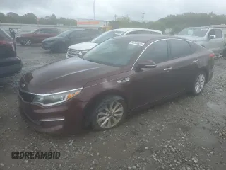 2016 Kia Optima LX with VIN 5XXGT4L37GG015882, listed as a Copart auction lot 58259525 with 119,984 mi miles and Salvage title. Bid and sale history available at DreamBid. Image 1.