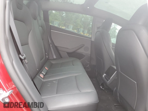 2025 Tesla Model 3 Long Range with VIN 5YJ3E1EA7SF938944, listed as a Copart auction lot 51677045 with 3,658 mi miles and Salvage title. Bid and sale history available at DreamBid. Image 10.