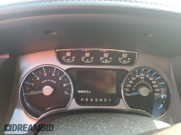 2013 Ford F-150 XL with VIN 1FTFW1ET5DFC26247, listed as a Copart auction lot 64248645 with 183,903 mi miles and Salvage title. Bid and sale history available at DreamBid. Image 9.