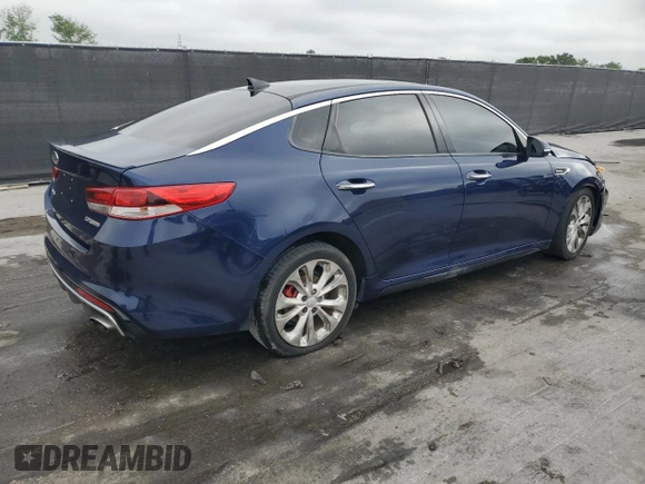 2018 Kia Optima SX with VIN 5XXGW4L24JG247796, listed as a Copart auction lot 51055825 with 106,915 mi miles and Salvage title. Bid and sale history available at DreamBid. Image 3.